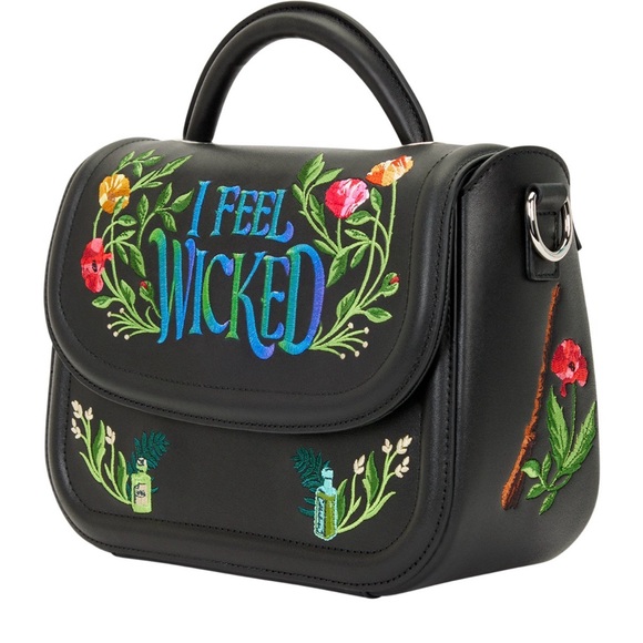 Loungefly Handbags - Loungefly Embroidered 'I Feel Wicked' Bag